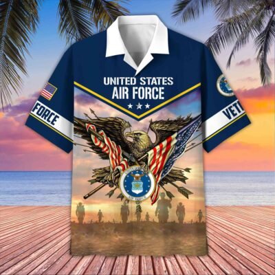 US AIR FORCE VETERAN Hawaiian Shirt - GS4563