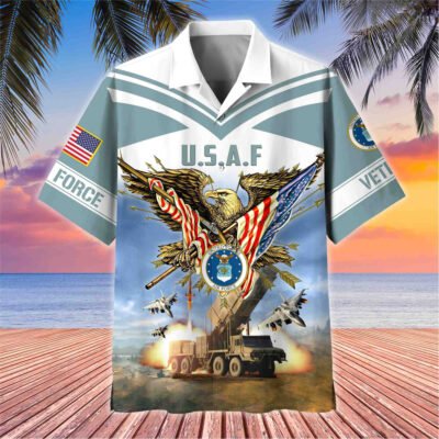US AIR FORCE VETERAN Hawaiian Shirt - GS4575