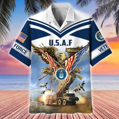 US AIR FORCE VETERAN Hawaiian Shirt - GS4576
