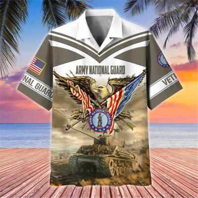US ARMY NATIONAL GUARD VETERAN Hawaiian Shirt - GS4577