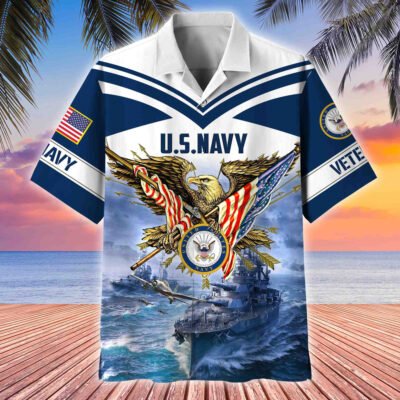 US NAVY VETERAN Hawaiian Shirt - GS4581