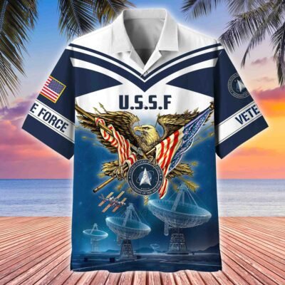 US SPACE FORCE VETERAN Hawaiian Shirt - GS4583