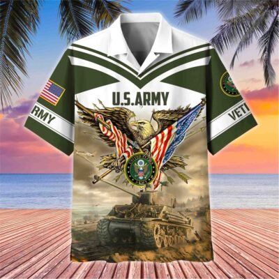 US ARMY VETERAN Hawaiian Shirt - GS4586