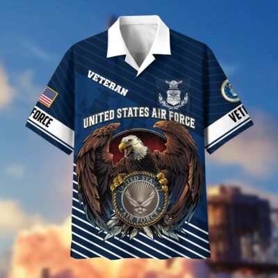 US AIR FORCE VETERAN Hawaiian Shirt - GS4589