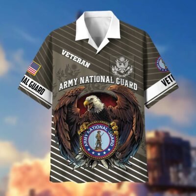 US ARMY NATIONAL GUARD VETERAN Hawaiian Shirt - GS4590