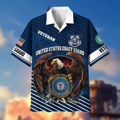 US COAST GUARD VETERAN Hawaiian Shirt - GS4593