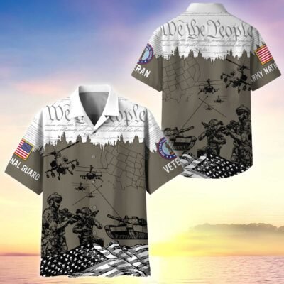 US ARMY NATIONAL GUARD VETERAN Hawaiian Shirt - GS4603
