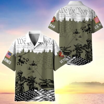 US MARINES VETERAN Hawaiian Shirt - GS4607