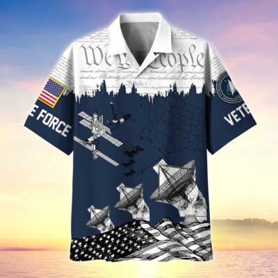 US SPACE FORCE VETERAN Hawaiian Shirt - GS4611