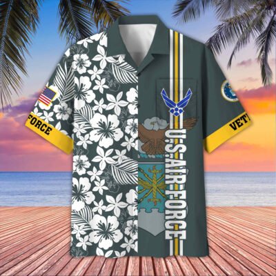 US AIR FORCE VETERAN Hawaiian Shirt - GS4536