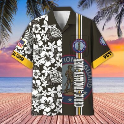 US ARMY NATIONAL GUARD VETERAN Hawaiian Shirt - GS4538