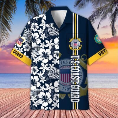 US COAST GUARD VETERAN Hawaiian Shirt - GS4541