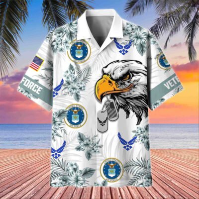 US AIR FORCE VETERAN Hawaiian Shirt - GS3836