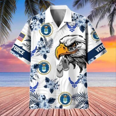 US AIR FORCE VETERAN Hawaiian Shirt - GS3837