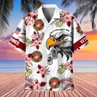 US MARINES VETERAN Hawaiian Shirt - GS3842