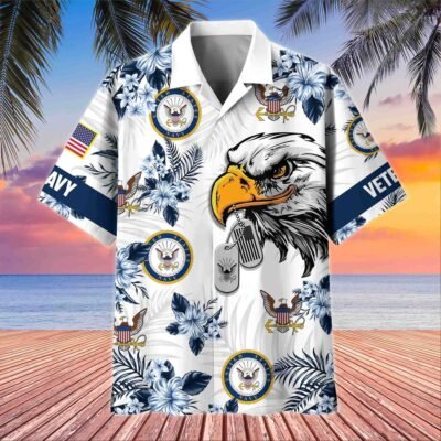 US NAVY VETERAN Hawaiian Shirt - GS3844