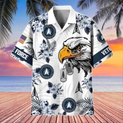 US SPACE FORCE VETERAN Hawaiian Shirt - GS3846