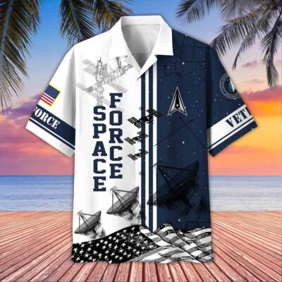 US SPACE FORCE VETERAN Hawaiian Shirt - GS4635