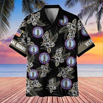 US ARMY NATIONAL GUARD VETERAN Hawaiian Shirt - GS4486