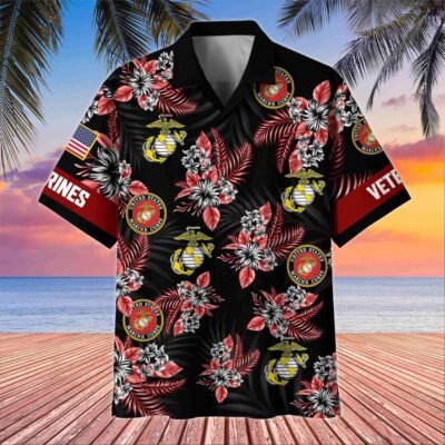 US MARINES VETERAN Hawaiian Shirt - GS4490