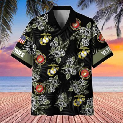 US MARINES VETERAN Hawaiian Shirt - GS4491