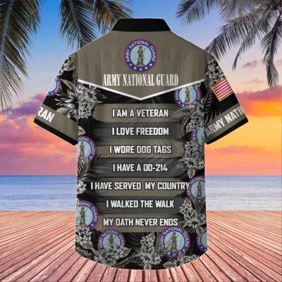 US ARMY NATIONAL GUARD VETERAN Hawaiian Shirt - GS4499