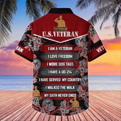 US VETERAN Hawaiian Shirt - GS4509