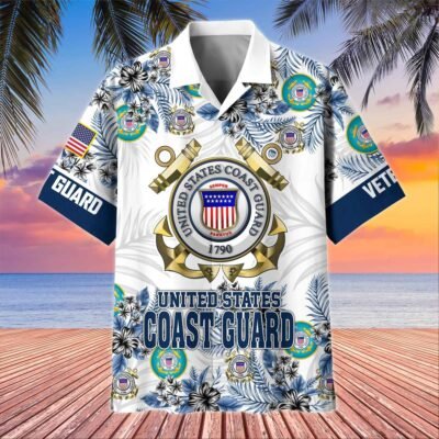 US COAST GUARD VETERAN Hawaiian Shirt - GS4475
