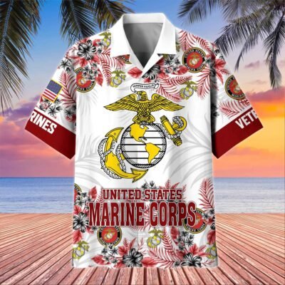 US MARINES VETERAN Hawaiian Shirt - GS4476
