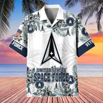 US SPACE FORCE VETERAN Hawaiian Shirt - GS4480