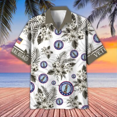 US ARMY NATIONAL GUARD VETERAN Hawaiian Shirt - GS4512
