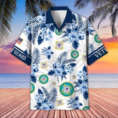 US COAST GUARD VETERAN Hawaiian Shirt - GS4515