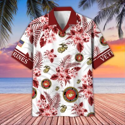 US MARINES VETERAN Hawaiian Shirt - GS4516