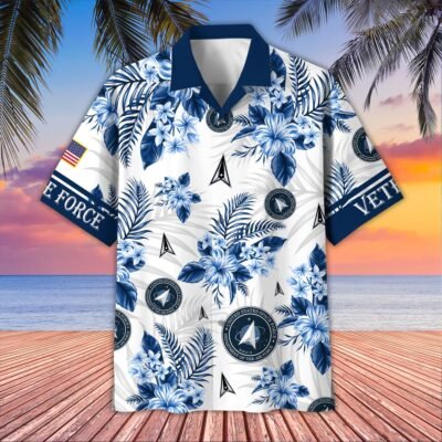 US SPACE FORCE VETERAN Hawaiian Shirt - GS4520