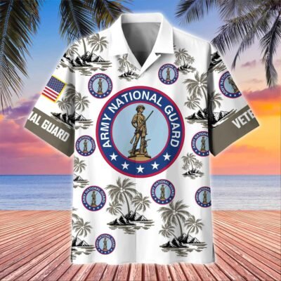 US ARMY NATIONAL GUARD VETERAN Hawaiian Shirt - GS4460