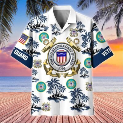 US COAST GUARD VETERAN Hawaiian Shirt - GS4463