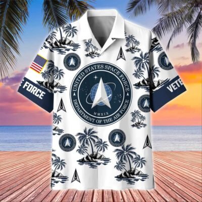 US SPACE FORCE VETERAN Hawaiian Shirt - GS4468