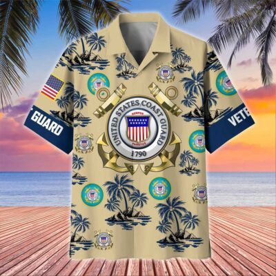 US COAST GUARD VETERAN Hawaiian Shirt - GS4450