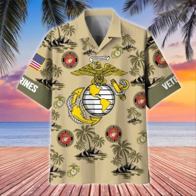 US MARINES VETERAN Hawaiian Shirt - GS4452