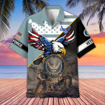 US AIR FORCE VETERAN Hawaiian Shirt - GS4432