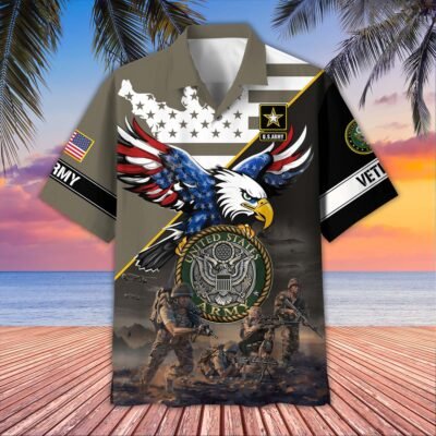 US ARMY VETERAN Hawaiian Shirt - GS4435