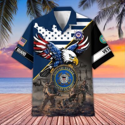US COAST GUARD VETERAN Hawaiian Shirt - GS4437