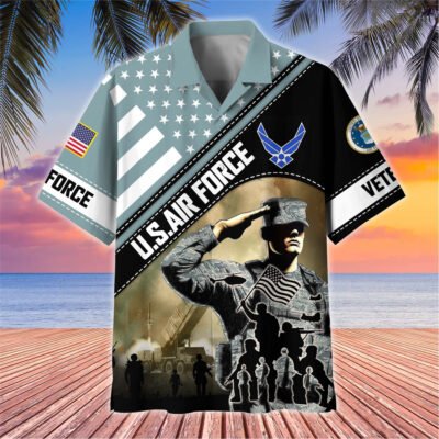 US AIR FORCE VETERAN Hawaiian Shirt - GS4419