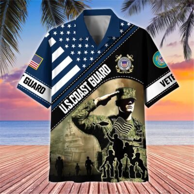US COAST GUARD VETERAN Hawaiian Shirt - GS4424