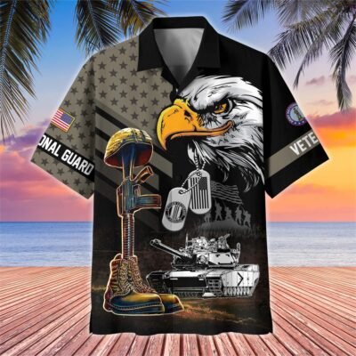US ARMY NATIONAL GUARD VETERAN Hawaiian Shirt - GS4408