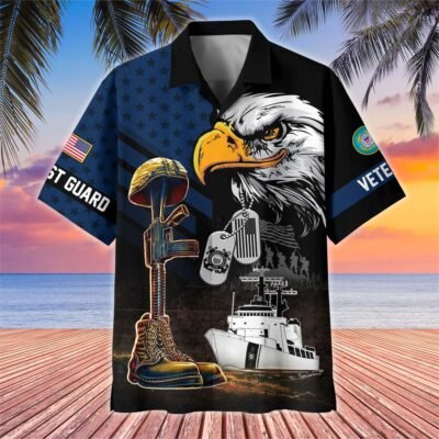 US COAST GUARD VETERAN Hawaiian Shirt - GS4411