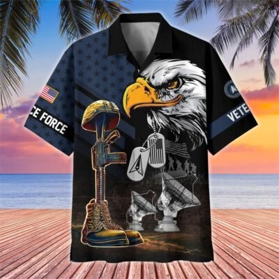 US SPACE FORCE VETERAN Hawaiian Shirt - GS4415