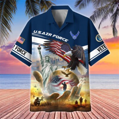 US AIR FORCE VETERAN Hawaiian Shirt - GS4393