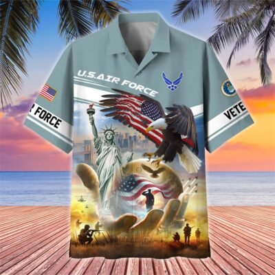 US AIR FORCE VETERAN Hawaiian Shirt - GS4394
