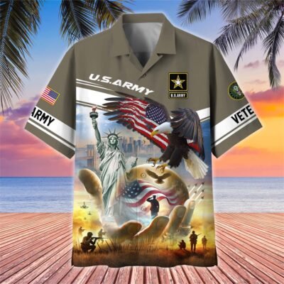 US ARMY VETERAN Hawaiian Shirt - GS4396